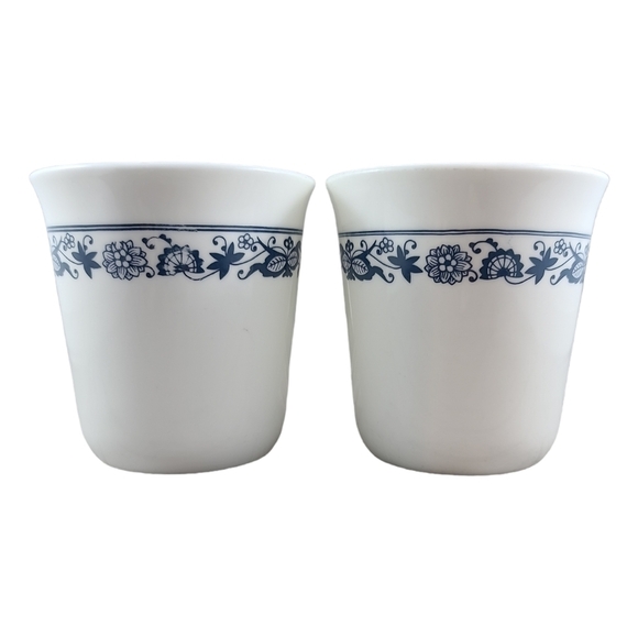 Corningware USA Old Town Blue Coffee Mugs Cups Set of 4 Corelle Dining - Picture 5 of 13